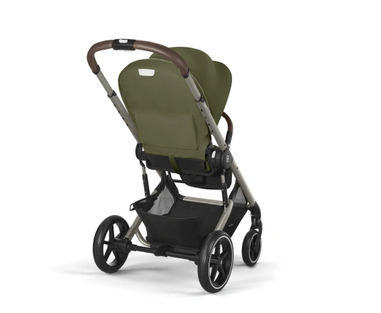 Прогулянкова коляска Cybex BALIOS S LUX TPE - moss green (з бампером)