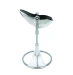 Стульчик для кормления Bloom Fresco Silver в комплекте с вкладышами из экокожи - Midnight black