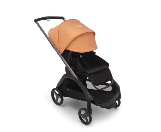 Универсальная коляска 2в1 Bugaboo DRAGONFLY - black/grey melange island coral