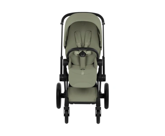 Прогулянкова коляска Cybex PRIAM Style Collection 5.0 - sage green (шасі Matt Black)