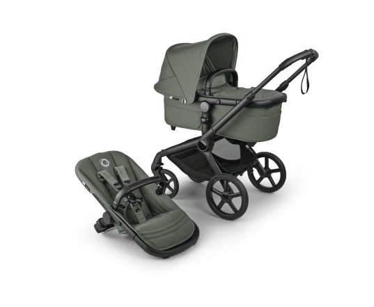 Универсальная коляска 2в1 Bugaboo FOX 5 RENEW - black/forest green-forest green