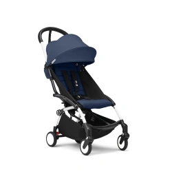 Прогулянкова коляска Stokke YOYO³ з 6 місяців Blue Air France (шасі  White) - зображення
