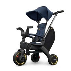 Складной трехколесный велосипед Doona Liki Trike S3 Deep Blue - изображение