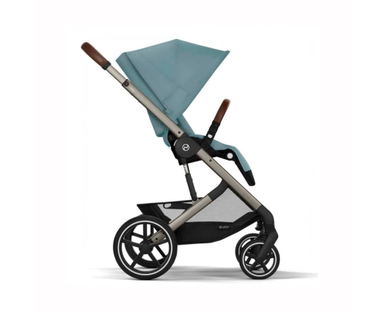 Прогулянкова коляска Cybex BALIOS S LUX TPE - stormy blue (з бампером)