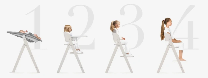 Стульчик для кормления 4в1 Cybex CLICK&FOLD – All White-50 - изображение