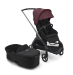 Универсальная коляска 2в1 Bugaboo DRAGONFLY - black/grey melange dark cherry