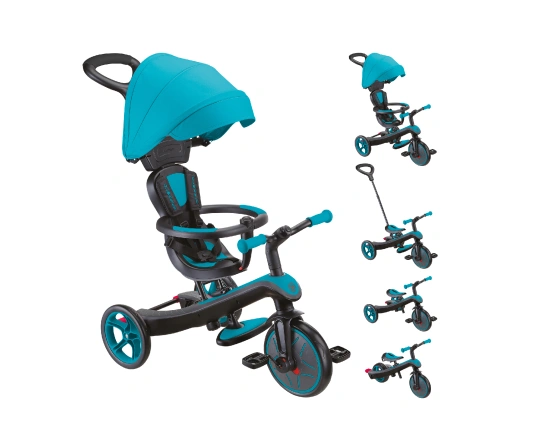 Велосипед дитячий GLOBBER серії EXPLORER TRIKE 4в1 - Бірюзовий