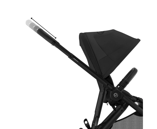 Универсальная коляска 2 в 1 Cybex GAZELLE S - BLK Moon Black