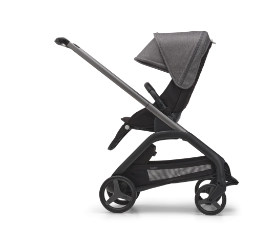 Прогулянкова коляска Bugaboo DRAGONFLY - grafite/grey melange-grey melange