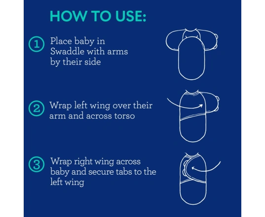 Конверт на липучках Swaddleme IVORY - SMALL