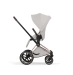 Коляска Cybex PRIAM Style Collection 5.0 - city grey (шасі Rosegold)