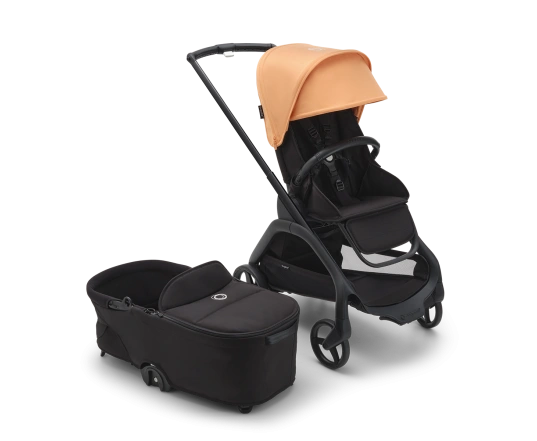 Універсальна коляска 2в1 Bugaboo DRAGONFLY - black/midnight black island coral