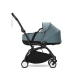 Универсальная коляска 2 в 1 с люлькой newborn shell Stokke YOYO³ Aqua (шасси Black)