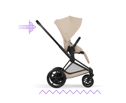 Универсальная коляска Cybex ePRIAM Style Collection 2 в 1 - cozy beige