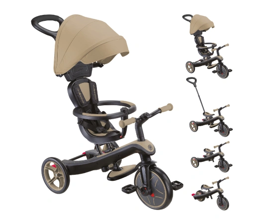 Велосипед дитячий GLOBBER серії EXPLORER TRIKE 4в1 - Пісочний
