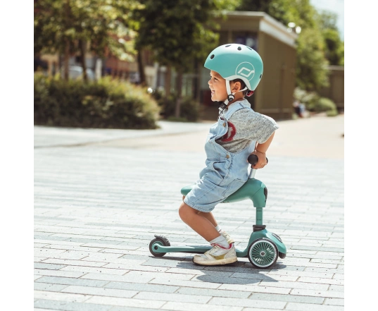 Самокат Scoot and Ride серії Highwaykick-1, сіро-зелений, 1-5 років