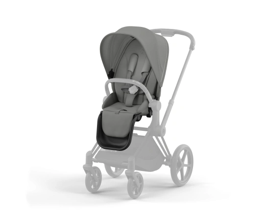 Прогулочная коляска Cybex Priam Mirage Grey  (шасси Matt Black)