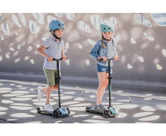 Самокат Scoot and Ride серії Highwaykick-5 з колесами що світяться сіро-синій, 5+ до 80кг