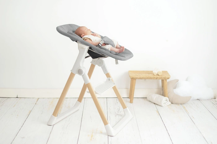 Купить Стульчик для кормления с шезлонгом  Olmitos  с доставкой по Украине | KIDSLINE-50 - изображение