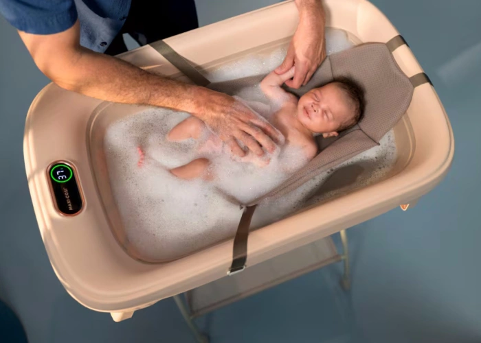 Розкладна ванна Maxi-Cosi INDIGO PLUS з вкладкою - muted terra-51 Розкладна ванночка Maxi-Cosi Indigo Plus купити з доставкою-51 - зображення
