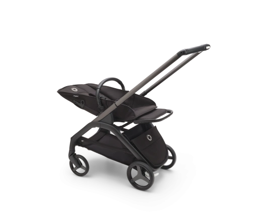 Прогулочная коляска Bugaboo DRAGONFLY без капюшона - graphite/grey melange 