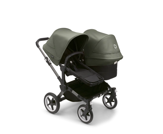 Універсальна коляска 2в1 Bugaboo Donkey5 Mono  Forest green/Midnight black-Grey mélange