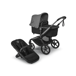 Универсальная коляска 2в1 Bugaboo FOX 5 RENEW - grafite/heritage black moon grey - изображение