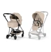 Коляска 2 в 1 Cybex MIOS Comfort Collection 5.0 - cozy beige (шасі Matt black)