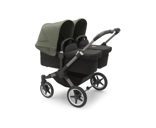 Універсальна коляска 2в1 Bugaboo Donkey5 Mono  Forest green/Midnight black-Grey mélange
