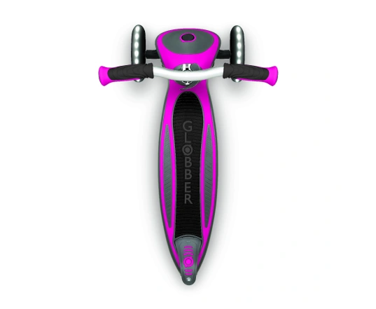Самокат GLOBBER серії MASTER LIGHTS рожевий, колеса з підсвіткою, 50кг, 4+