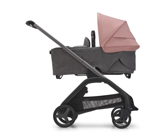 Универсальная коляска 2в1 Bugaboo DRAGONFLY - grafite/grey melange morning pink