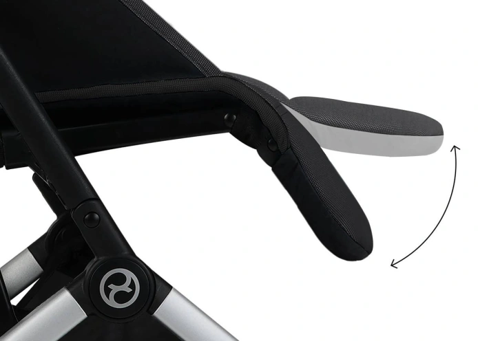 Cybex Orfeo Fog Grey положение лёжа
