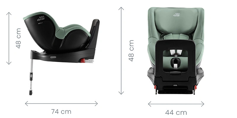 Купить Автокресло BRITAX-ROMER DUALFIX PRO Night Blue с доставкой по Украине | KIDSLINE-56 - изображение