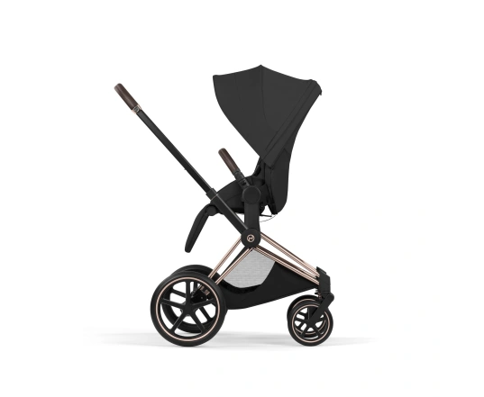 Коляска Cybex PRIAM Style Collection 5.0 - sepia black (шасі Rosegold)