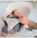 Крісло-шезлонг Balance Soft BabyBjörn (тканина бавовна) -  сірий, світло беежвий