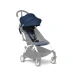 Універсальна коляска 2 в 1 Stokke YOYO³ + компактна люлька BABYZEN AF Blue Air France (шасі White)