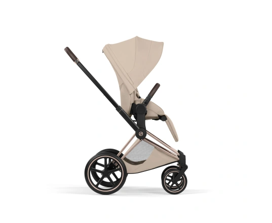 Коляска Cybex PRIAM Style Collection 5.0 - cozy beige (шасі Rosegold)