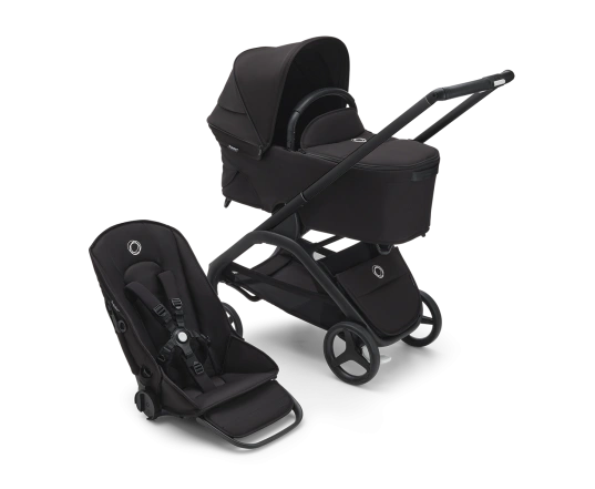 Универсальная коляска 2в1 Bugaboo DRAGONFLY - black/midnight black midnight black