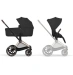 Коляска Cybex PRIAM Style Collection 5.0 - sepia black (шасі Matt Black)
