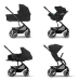 Універсальна коляска 2 в 1 Cybex BALIOS S LUX - moon black 