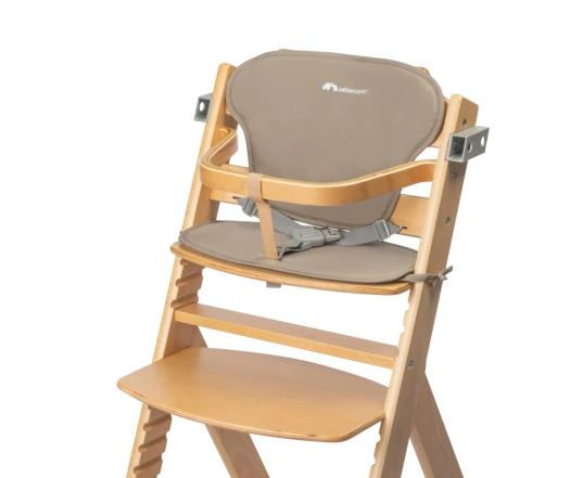 Стульчик для кормления с вкладышем Bebe Confort TIMBA - natural wood/beige