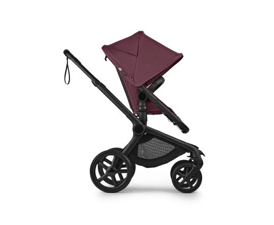 Универсальная коляска 2в1 Bugaboo FOX 5 RENEW - black/dark cherry-dark cherry