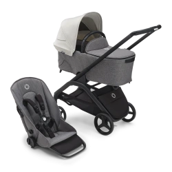 Универсальная коляска 2в1 Bugaboo DRAGONFLY - grafite/midnight black misty white - изображение