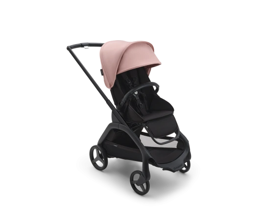 Прогулянкова коляска Bugaboo DRAGONFLY - black/midnight black morning pink