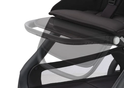Прогулочная коляска Bugaboo Dragonfly Black/Grey Dark Cherry-44 - изображение