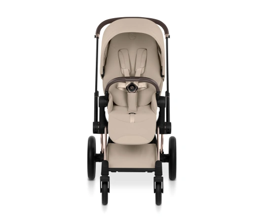 Прогулочная коляска Cybex Priam Style Collection 5.0 - cozy beige (шасси Rosegold)