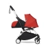 Універсальна коляска Stokke YOYO³ + компактна люлька BABYZEN Red (шасі White)