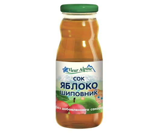 Сок Fleur Alpine Яблоко-шиповник (200мл)