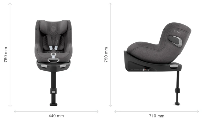 Cybex Sirona Ti i-Size Plus Cozy Beige автокресло 360° ISOFIX-34 - изображение