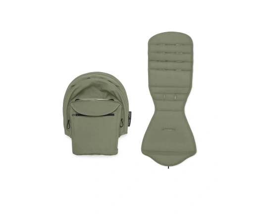 Универсальная коляска 2 в 1 с люлькой newborn shell Stokke YOYO³ Olive (шасси Black)